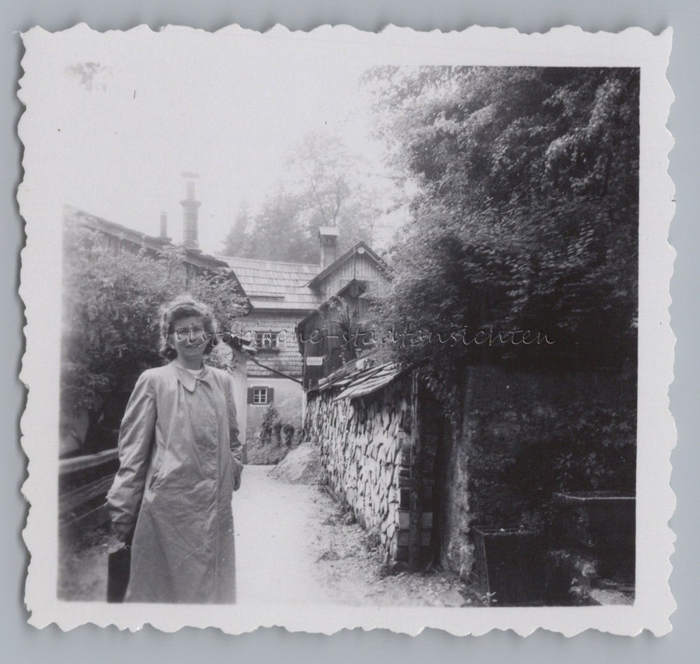vmtl. St. Gilgen am Wolfgangsee – Alley – Old Photo 1940s