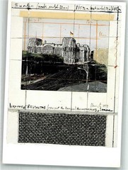 39993954 – 1000 Berlin Mitte Christo Art Object Enveloped Reichstag Quadriga