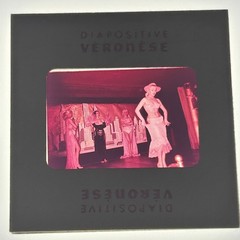 Vtg 1960s 35mm Slide Burlesque Paris Cabaret Striptease Showgirls E