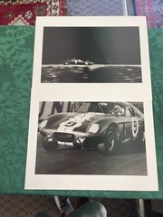 Jesse Alexander Portfolio of Motor Racing Photographs Signed