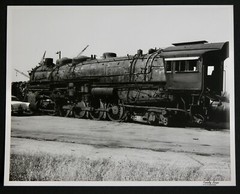 Locomotive Engine 389 Car Camparison Photograph 8×10 Vtg 1950s Railroad Railway