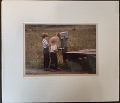 Lot Of 2 Bill Coleman Signed Amish No 22 & 251 Matted Photographs