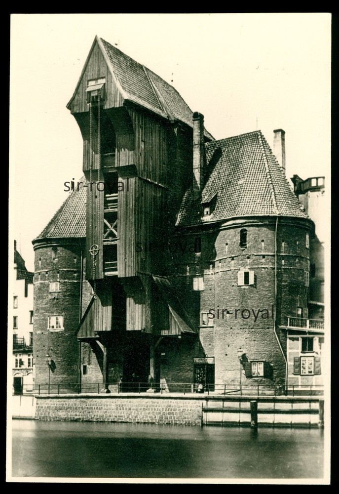 Gdansk – Crane – Gdansk Poland – Photo 8x13cm
