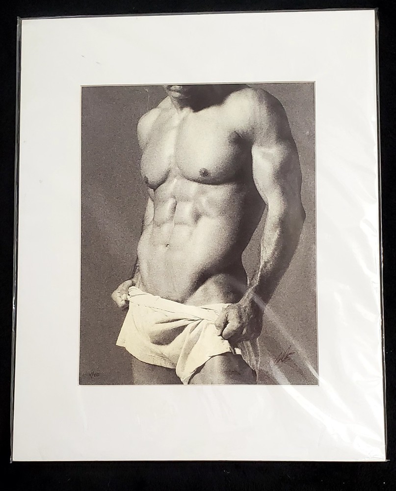 Male Torso / Digital photographer Howard Austin Feld / Signed