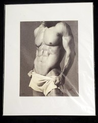 Male Torso / Digital photographer Howard Austin Feld / Signed