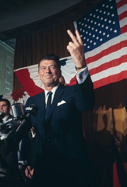 Ronald Reagan 8×10 Photo President Reagan Portrait Vintage White House 40th USA