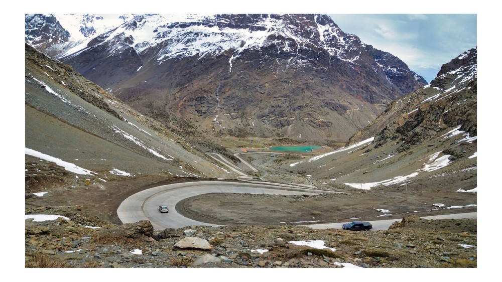 Zig Zag Road in the Andes, High Resolution Image, Many Formats, TV Art