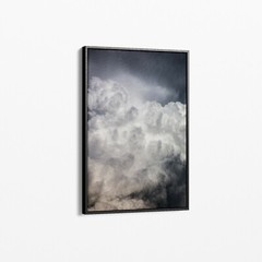 24×36 Framed canvas cloud photography wall decor storm wall art for home office