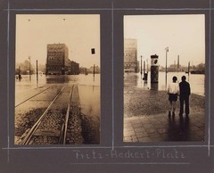 Photo Album 63 Photographs, View Karl Marx City / Chemnitz, Flood 1954,