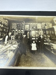 Vintage Dated 1912 Watch & Jewelry Store Photograph