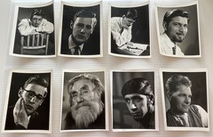 50 PHOTOS PORTRAITS OF ALL MEN MODELS CHARACTERS ACTORS – TAKEN IN THE 1950s