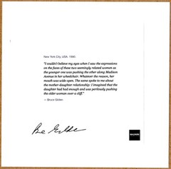 SIGNED BRUCE GILDEN NEW YORK CITY 1990 LTD 6 x 6 MAGNUM PRINT