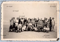 Juist 1936 – Group Photo – North Sea Island 1930s – Photo 9x6cm