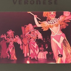 Vtg 1960s 35mm Slide Burlesque Paris Cabaret Striptease Showgirls D