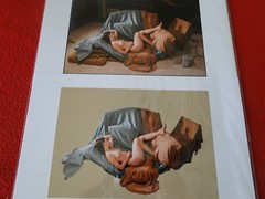 Vintage Professional Semi-Nude Woman Fine Art Photograph Jove Rama