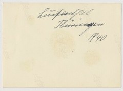 Luisenthal 1940 in Thüringen – Familie vor prächtiger Tür LK Gotha – Altes Foto