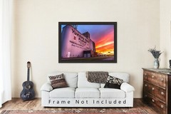 Yukons Best Grain Elevator Photography Print: Oklahoma Route 66 Sunset Photo