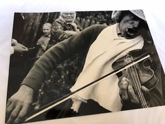 Algirdas Pilvelis 1967 Lithuania Country Musician black & white Art Photograph