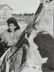 VIVIAN MAIER Original Photograph Native Canadian Community DRAMATIC SHADOW