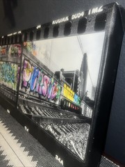 NEW Signed Bruce Reinfeld Analog Style Photography 36 X 12in Collectors Piece!