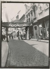 Neustadt Haardt Main Street Flagged Hindenburg 7/19/1930 Original Photo X11