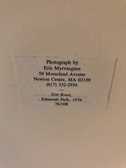 Art Photo Pigment Print Wall Series Stains & Pipe Newton MA by Eric Myrvaagnes