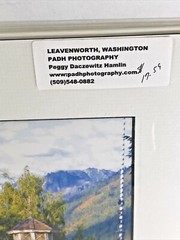 7.5 x 9.5 Photo Matted signed by photographer Peggy Hamlin LEAVENWORTH WA.