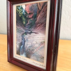 «West Fork Sedona» Margaret Jackson Framed Signed Original Photograph 8.5″x6.5″