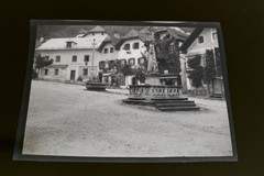 Great old negative marketplace of Hallstatt in Upper Austria 1900-1920