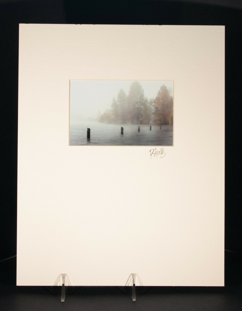 Nature Photography PNW Waterscape 3.5 X 5.5, Seattle Matted Signed