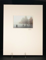 Nature Photography PNW Waterscape 3.5 X 5.5, Seattle Matted Signed