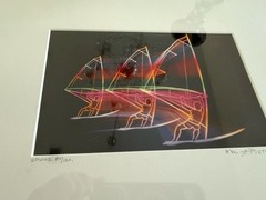 Photography Art – Matted & Framed ’84 Surfing, 80/150 Alex Pietersen. UPWIND.