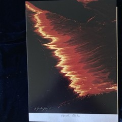Hawaii Volcano Lava Flow Photograph