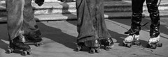 „Crazy Horse” on roller skates, world-famous circus production István ELEK and
