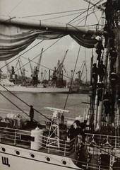 Original Vintage USSR Photo, Sailboat «Tovarishch», Ukrainian vintage photo