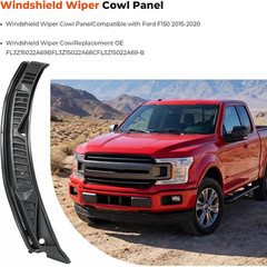 Windshield Wiper Cowl Cover Panel Grille Compatible with Ford F150 2015-2020, Le