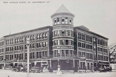 New Avenue Hotel St Johnsbury VT Instant DIGITAL You Print Historic Postcard