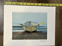 Michael Mitz Photography Matted Photo Boat Shore 11×14