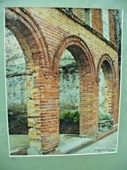 MATTED PHOTOGRAPHY Old Building Arches By Larry Santucci 12×15 Acid Free A/P