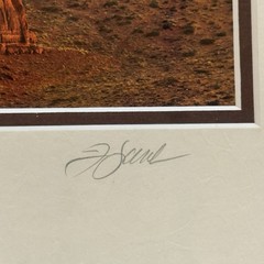 Framed Original Photograph John Gavrilis MONUMENT VALLEY Dawn@ Hunts Mesa Signed