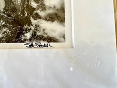 B&W Matted Signed Fine Art Photo Print «Half Dome Hide Away» Yosemite Sewell 5×7
