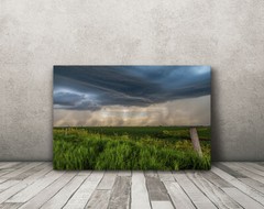 Storm photography print Iowa country landscape wall art picture nature photo