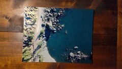 Lake Cushman Winter/Aerial View Print #1