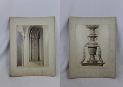 Pair of Italian Architectural Photograph Prints – Church of St. Maria & Florence