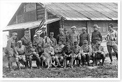 Lafayette Escadrille SPA 124 Pilots With Whiskey and Soda Silver Halide Photo