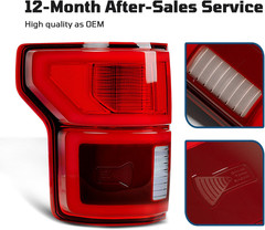 LED Tail Lights Compatible with Ford F150 2018 2019 2020 with Blind Spot Left Dr