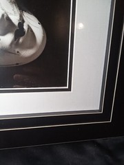 Original Art Black And White Photo (8×10) Matted And Framed 17.25×14.5 NOLA Mask
