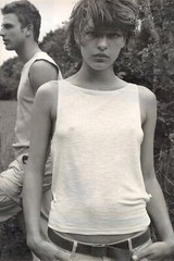 ART woman retro vintage old stile Photo Glossy 4*6 in B10