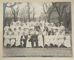 Photo Print Analog France Paris Group Hospital Laennec 1910 22X28Cm