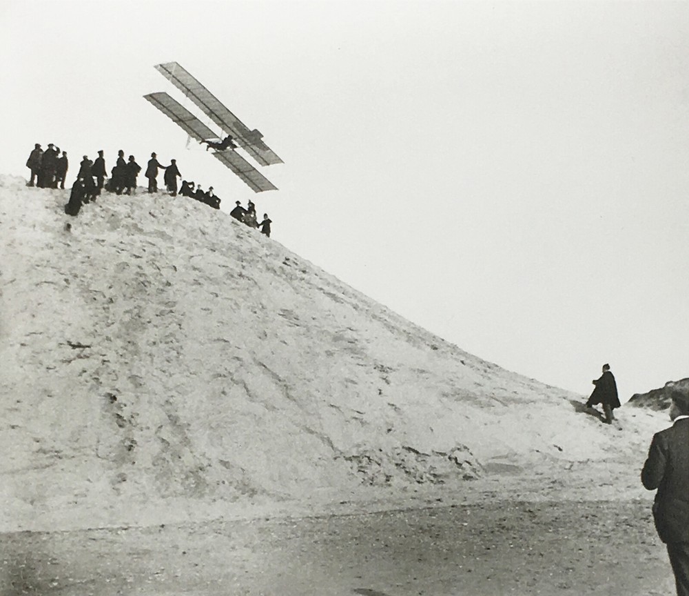 Jacques-Henri LARTIGUE: First Flight of Gabriel Voisin, 1904 / With BLINDSTAMP